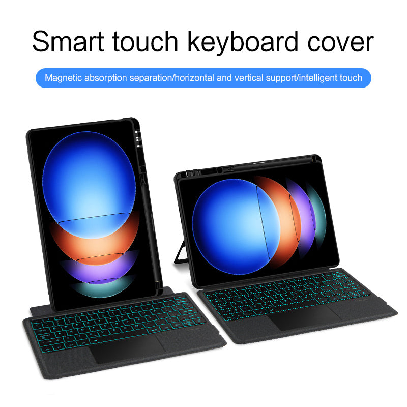 For Xiaomi Pad 6S Pro 12.4 Stand Leather Tablet Case with Detachable Backlight Bluetooth Keyboard For Xiaomi Pad 6S Pro 12.4 Stand Leather Tablet Case with Detachable Backlight Bluetooth Keyboard